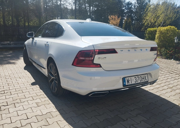 Volvo S90 cena 121770 przebieg: 129600, rok produkcji 2018 z Radzionków małe 254